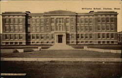 Williams School and Grounds Chelsea, MA Postcard Postcard