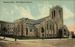 First Baptist Church Postcard