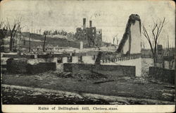 Ruins of Bellingham Hill Chelsea, MA Postcard Postcard