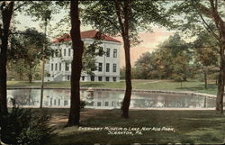 Everhart Museum & Lake, Nay Aug Park Scranton, PA Postcard Postcard