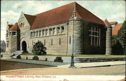 Howard Public Library New Orleans, LA Postcard Postcard