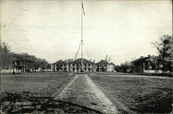 U.S. Barracks Postcard