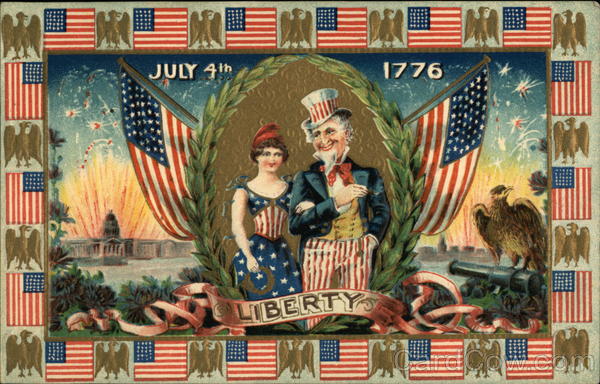 July 4th, 1776, Liberty 4th of July