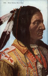 Color Profile of Chief Hollow Horn Bear Postcard