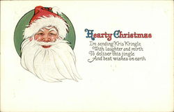 Hearty Christmas Postcard