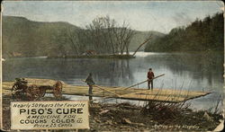 Rafting on the Allegheny Postcard