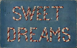 Sweet Dreams Large Letter Postcard Postcard