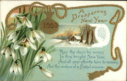 A Prosperous New Year Postcard