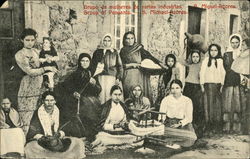 Group of Peasants - S. Michael Azores Portugal Postcard Postcard