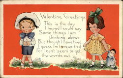 Valentine Greetings Postcard