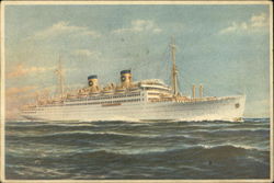 Home Line m/s Italia Cruise Ships Postcard Postcard