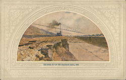 The Rock Cut in the Drainage Canal, 1899 - Central Trust Company of Illinois Postcard Postcard