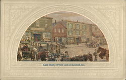 Clark Street, Between Lake and Randolph, 1857  Central Trust Company of Illinois Postcard