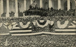 March 4 1909 Taft Inauguration Presidents Postcard Postcard