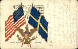 United States, Sweden Postcard