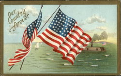 Our Country Forever Patriotic Postcard Postcard