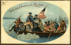 Who Helped to Make us Free? Washington Postcard