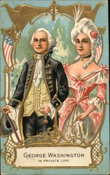 George Washington in Private Life Postcard