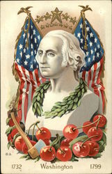 1732, Washington, 1799 Postcard