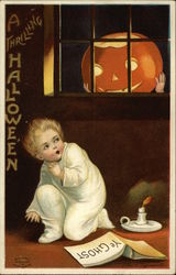 A Thrilling Halloween Postcard