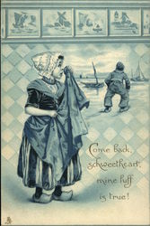 Come Back Schweetheart, Mine Luff is True! Children Postcard Postcard