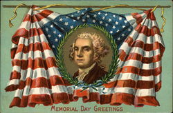 Memorial Day Greetings Postcard Postcard