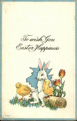 To Wish you Easter Happiness Postcard