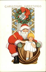 Christmas Greetings Postcard