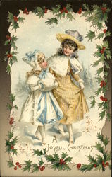 A Joyful Christmas Children Postcard Postcard