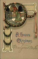 A Happy Christmas Postcard