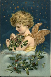 Christmas Greetings Postcard