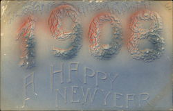 1908, A Happy New Year Postcard