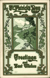 St. Patrick's Day Greetings and Best Wishes Postcard Postcard