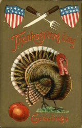 Thanksgiving day Greetings Postcard