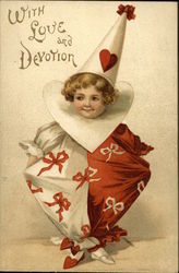 With Love and Devotion Children Ellen Clapsaddle Postcard Postcard