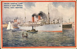 Union-Castle Line South & East Africa Royal Mail Service Steamers Postcard Postcard