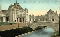 Fine Art Palace, Franco-British Exhibition, London, 1908 Exposition Postcard Postcard