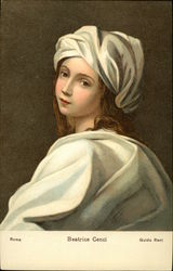 Beatrice Cenci by Guido Reni Art Postcard Postcard