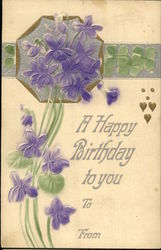 A Happy Birthday to You Postcard