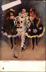 Parisians "The Carnival" Postcard