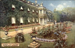 Famous Old Gardens-Compton Place,Eastbourne Postcard