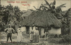 Greetings from Jamaica, Negro Hut Postcard Postcard