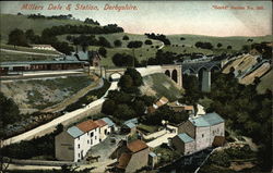 Millers Dale & Station, Derbyshire Postcard