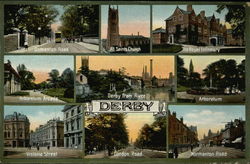 Greetings from Derby Postcard