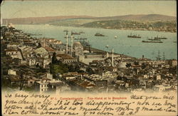 N° 1. Constantinople - Top-Hané et le Bosphore Postcard