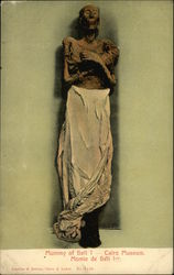 Mummy of Seti I - Cairo Museum / Momie de Séti 1er Egypt Africa Postcard Postcard