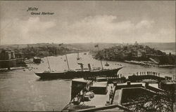 Grand Harbour Postcard