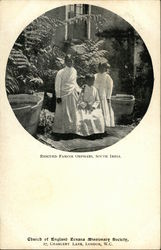 Rescued Famine Orphans, South India Postcard Postcard