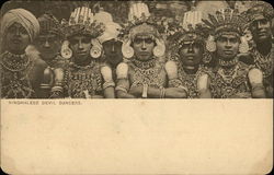 Singhalese Devil Dancers Sri Lanka Southeast Asia Postcard Postcard