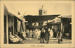 Souk Morkad Tunis, Tunisia Africa Postcard Postcard